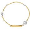 Immagine di Bracciale Timone oro bicolor 18k | 16,5 cm