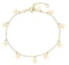 Imagen de Pulsera Estrellas colgantes oro amarillo 9k | 17+3 cm