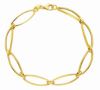 Immagine di Bracciale da donna ultraleggero oro giallo 18k | 18 cm 