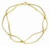 Imagen de Pulsera ultraligera de mujer oro amarillo 18k | 18 cm