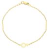 Imagen de Pulsera Estrellas y barras oro amarillo 9k | 18 cm