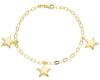 Immagine di Bracciale Stelle oro giallo 18k | 18 cm 