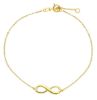 Picture of 18k yellow gold Infinity Bracelet | 18,5 cm