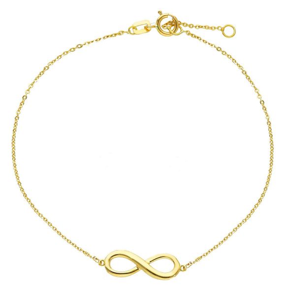 Picture of 18k yellow gold Infinity Bracelet | 18,5 cm