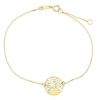 Imagen de Pulsera Árbol de la Vida oro amarillo 18k | 19 cm