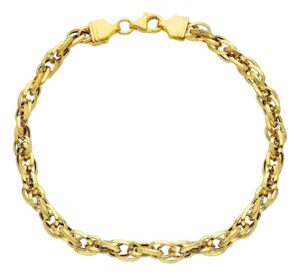 Picture of 18k yellow gold women's Bracelet | Ultralight | 19 cm