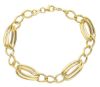 Immagine di Bracciale da donna ultraleggero oro giallo 18k | 19 cm 