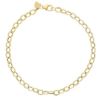 Imagen de Pulsera ultraligera de mujer oro amarillo 18k | 19 cm