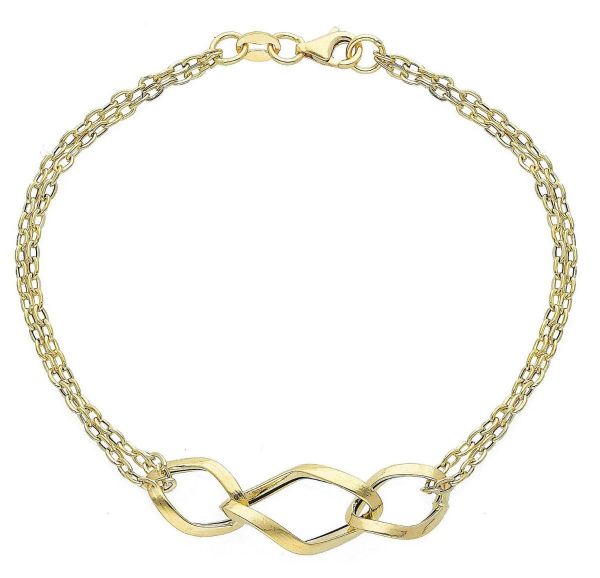 Picture of 18k yellow gold women's Bracelet | Ultralight | 19 cm