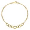 Imagen de Pulsera ultraligera de mujer oro amarillo 18k | 19 cm