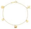Immagine di Bracciale Simboli Viaggio oro giallo 9k | 19 cm