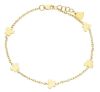 Immagine di Bracciale Farfalle oro giallo 18k