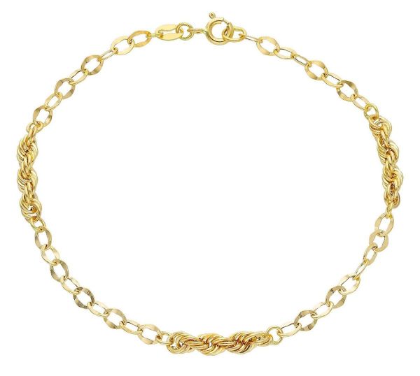 Picture of 18k yellow gold women's Bracelet | Ultralight | 20 cm