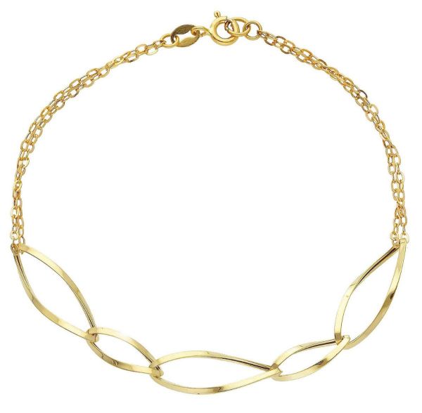 Immagine di Bracciale da donna ultraleggero oro giallo 18k