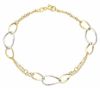Picture of 18k bicolor gold women's Bracelet | Ultralight | 20 cm
