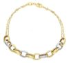 Picture of 18k bicolor gold women's Bracelet | Ultralight | 20 cm