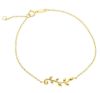 Imagen de Pulsera Rama oro amarillo macizo 18k | 17+2 cm