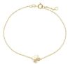 Immagine di Bracciale Fiore oro giallo 9k | 17+2 cm 