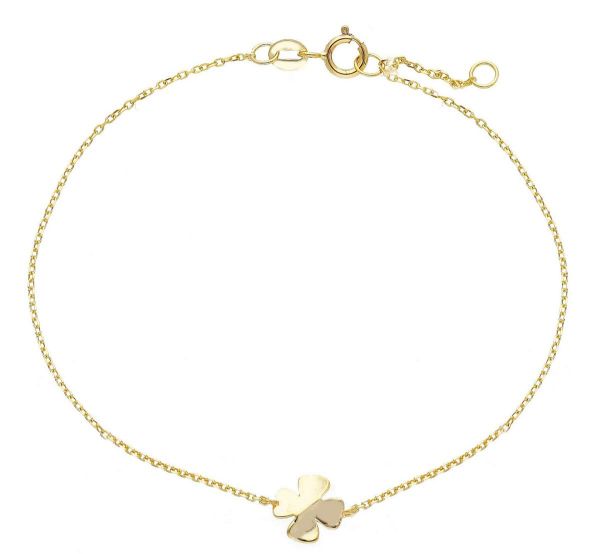 Immagine di Bracciale Fiore oro giallo 9k | 17+2 cm 