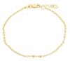 Imagen de Pulsera ultraligera niña oro amarillo 18k | 17+2 cm