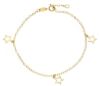 Immagine di Bracciale Stella oro giallo 18k | 17+2 cm 