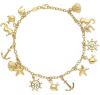 Immagine di Bracciale charms Mare oro giallo 18k | 18 cm 
