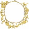 Immagine di Bracciale charms Mare oro giallo 18k | 18 cm 
