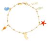 Immagine di Bracciale charms Mare oro giallo 18k | 18 cm 