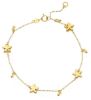 Immagine di Bracciale Stelle e charms oro giallo 18k | 19 cm 