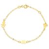 Immagine di Bracciale Barca Macchina e Bimbo oro giallo 9k | 14+2 cm