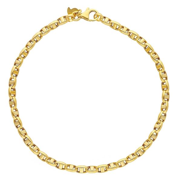 Immagine di Bracciale maglia Ancora oro giallo 9k | 19 cm 