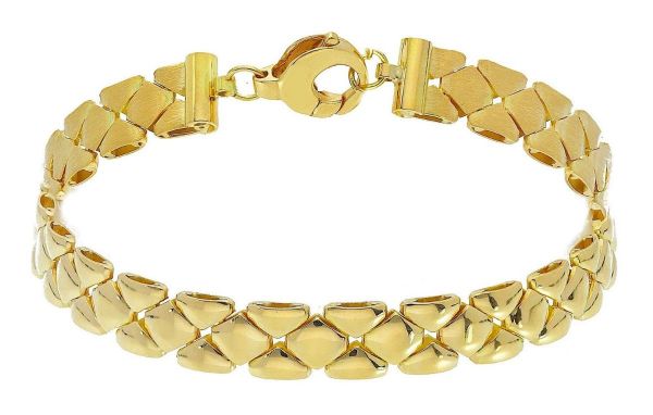Immagine di Bracciale Cartier Panther oro giallo 18k | 17+3 cm 