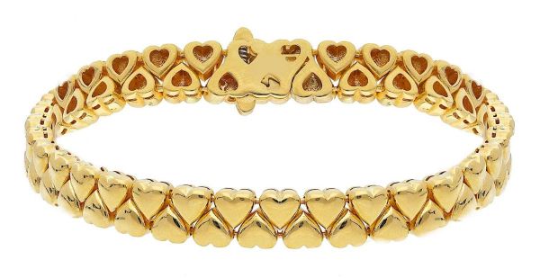 Picture of 18k yellow gold Cartier Maillon Panthère Bracelet | 19 cm