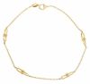 Picture of 18k yellow gold fancy link women's Bracelet | 18 cm