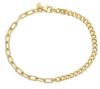 Immagine di Bracciale da donna Paperclip / Grumetta oro giallo 9k | 18 cm 