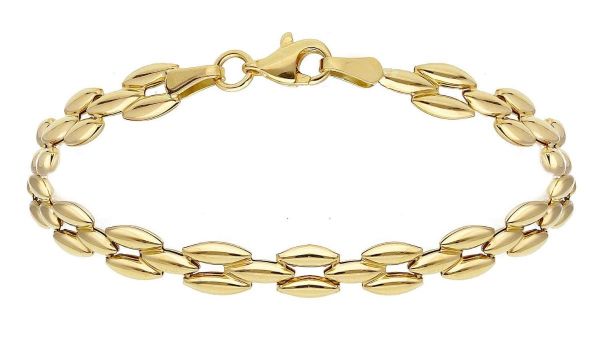 Picture of 9k yellow gold Cartier link women's Bracelet | 18 cm