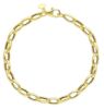 Immagine di Bracciale da donna maglia fantasia oro giallo 9k | 18 cm 