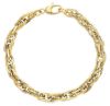 Picture of 18k yellow gold fancy link women's Bracelet | 18,5 cm
