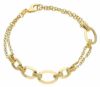Immagine di Bracciale da donna maglia fantasia oro giallo 18k | 19 cm 