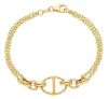 Immagine di Bracciale da donna maglia fantasia oro giallo 18k | 19 cm 