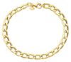 Immagine di Bracciale da donna maglia fantasia oro giallo 18k | 19 cm 
