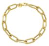 Immagine di Bracciale da donna maglia fantasia oro giallo 9k | 19 cm 