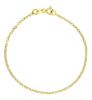 Immagine di Bracciale maglia Forzatina uomo donna oro giallo 9k | 19 cm 