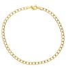 Picture of 9k yellow gold Curb link Bracelet | 21 cm