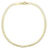 Immagine di Bracciale Cubana oro massiccio giallo 9k | 21 cm 