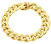 Immagine di Bracciale maglia Barbazzale uomo oro giallo 18k | 20 cm 