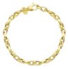 Imagen de Pulsera malla Rolo oro amarillo 18k | 18 cm