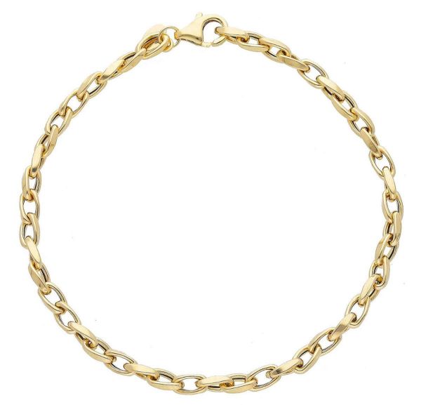 Imagen de Pulsera malla Rolò oro amarillo 18k | 18 cm