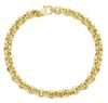 Imagen de Pulsera malla Rolò oro amarillo 18k | 19 cm