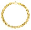 Imagen de Pulsera malla Rolo oro amarillo 18k | 19 cm